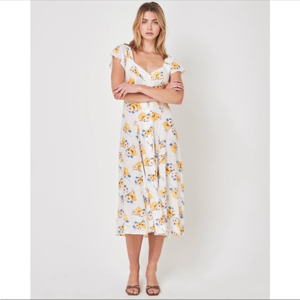 Auguste Madeline Isa Floral Midi Dress